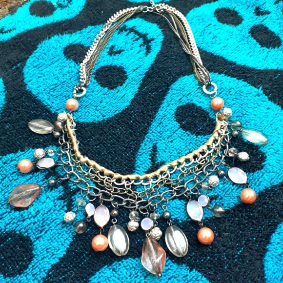 💥3/$25💥Multi-layer Dangle Chain/Bead Necklace - Picture 1 of 2